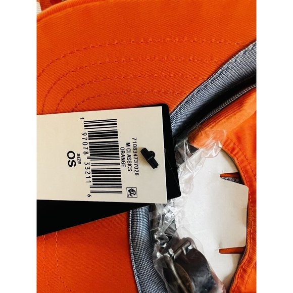 New NWT Polo Ralph Lauren Men Cotton Chino Ball Cap Hat Color Lifeboat Orange - Picture 14 of 14